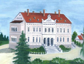 Pałac w Wydrznie przed 1870 rokiem